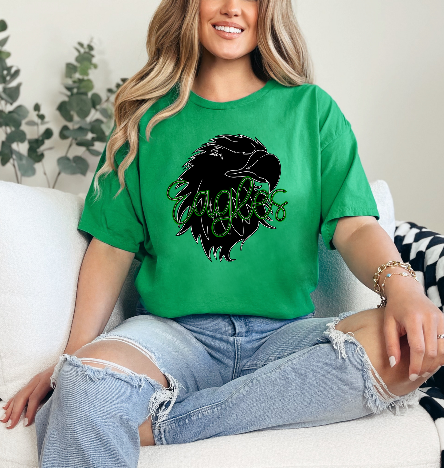 VALLEY VIEW EAGLES MASCOT tee