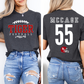 TIGER FOOTBALL MOM - SACRED HEART Personalized Tee