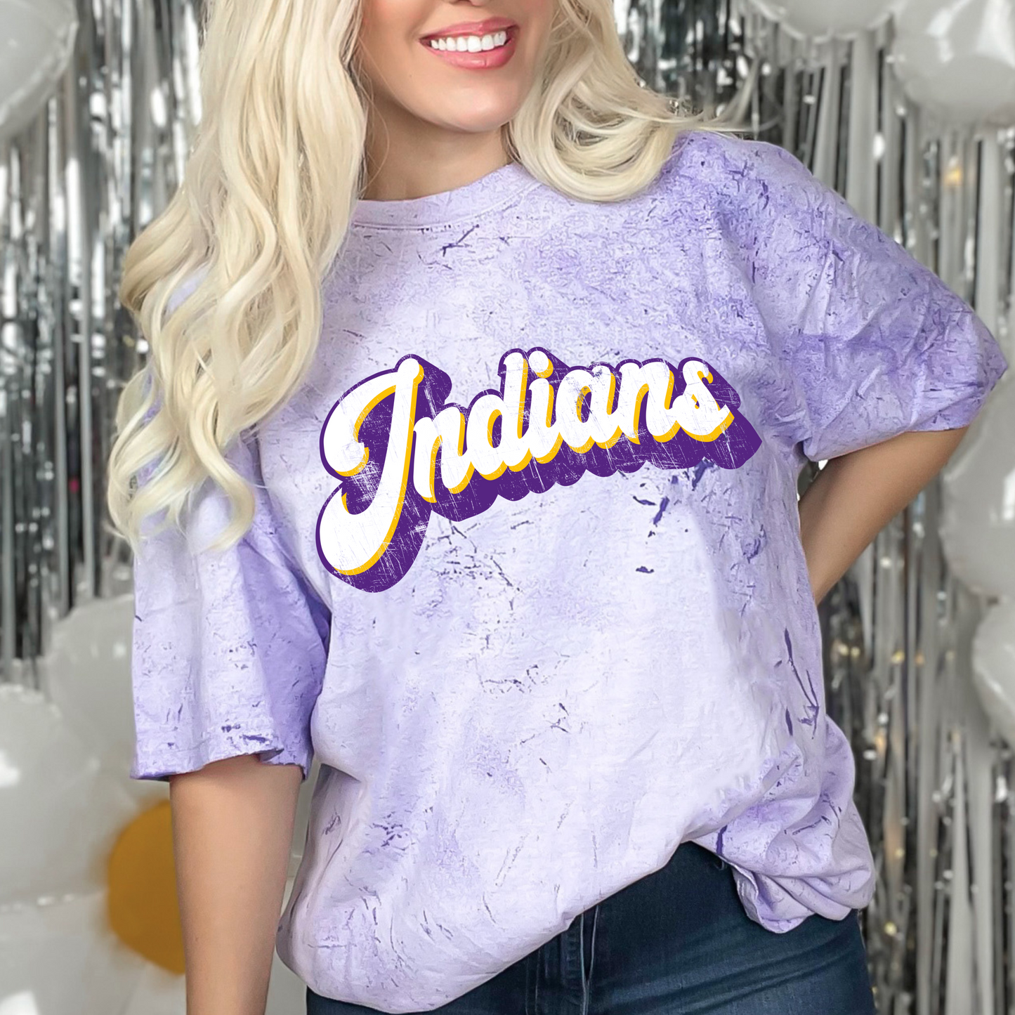 INDIANS Colorblast tee