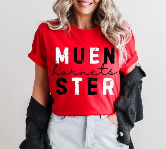 MUENSTER HORNETS tee