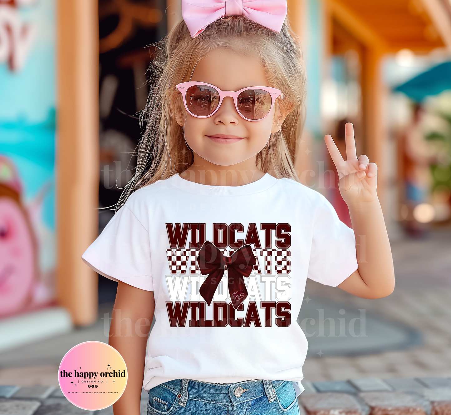 NEW Youth Wildcats Bow Top