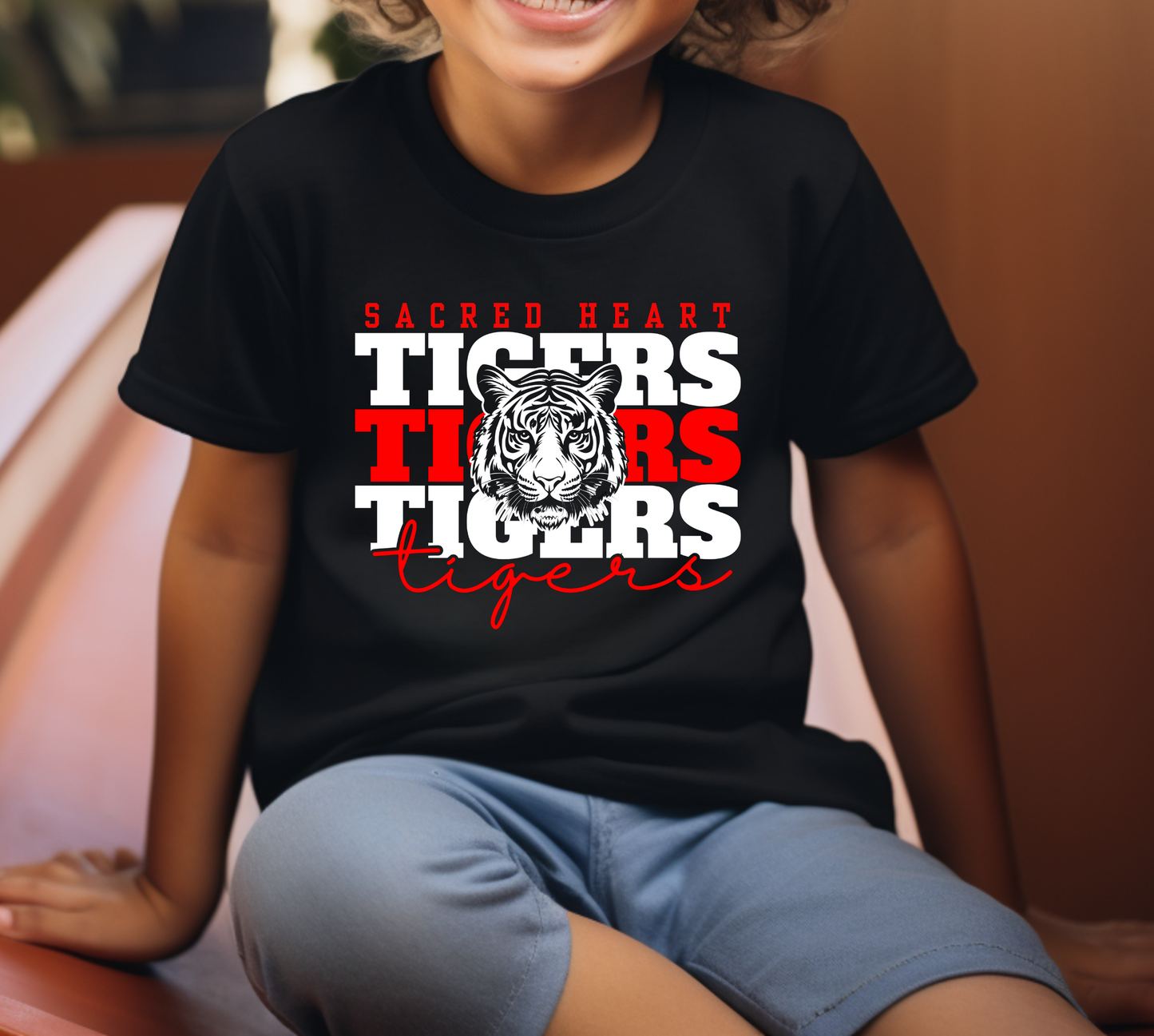 Youth SACRED HEART TIGERS Top