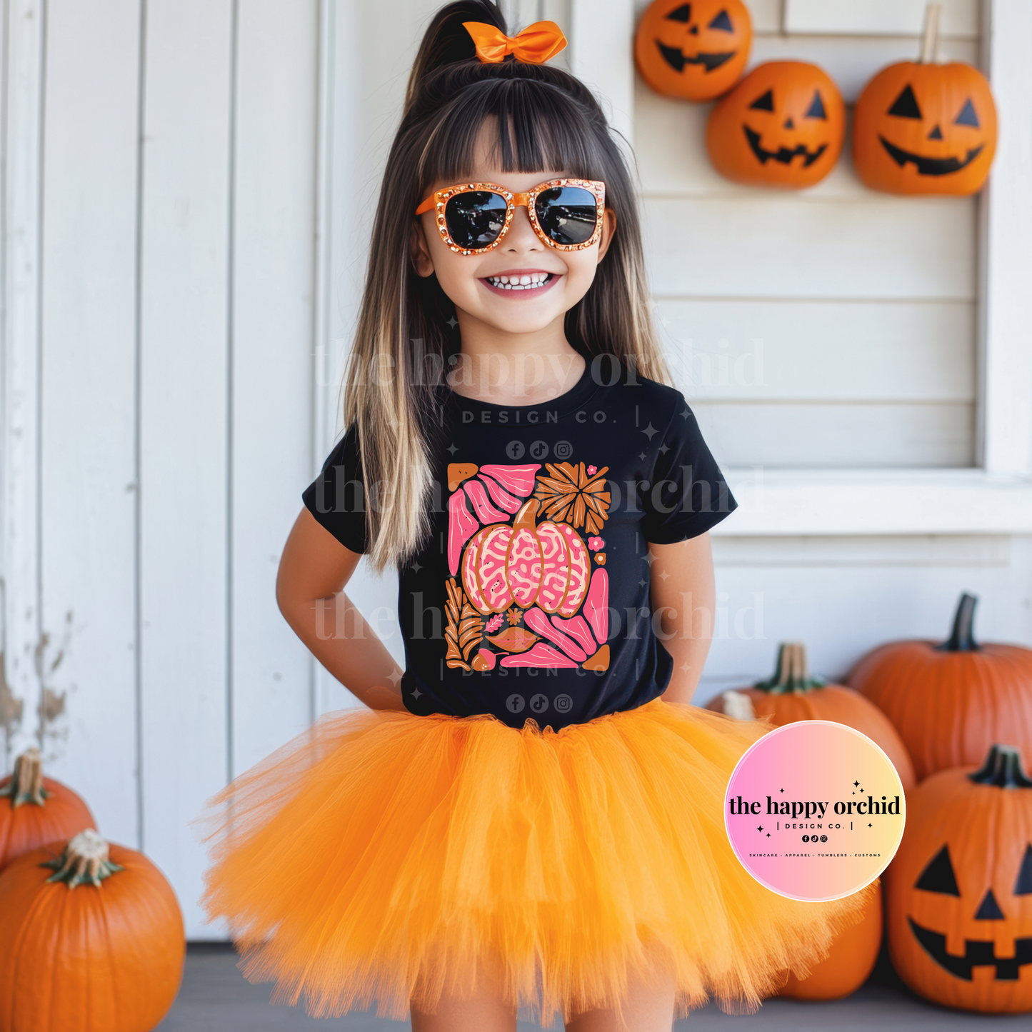 Youth PREPPY PUMPKIN Top