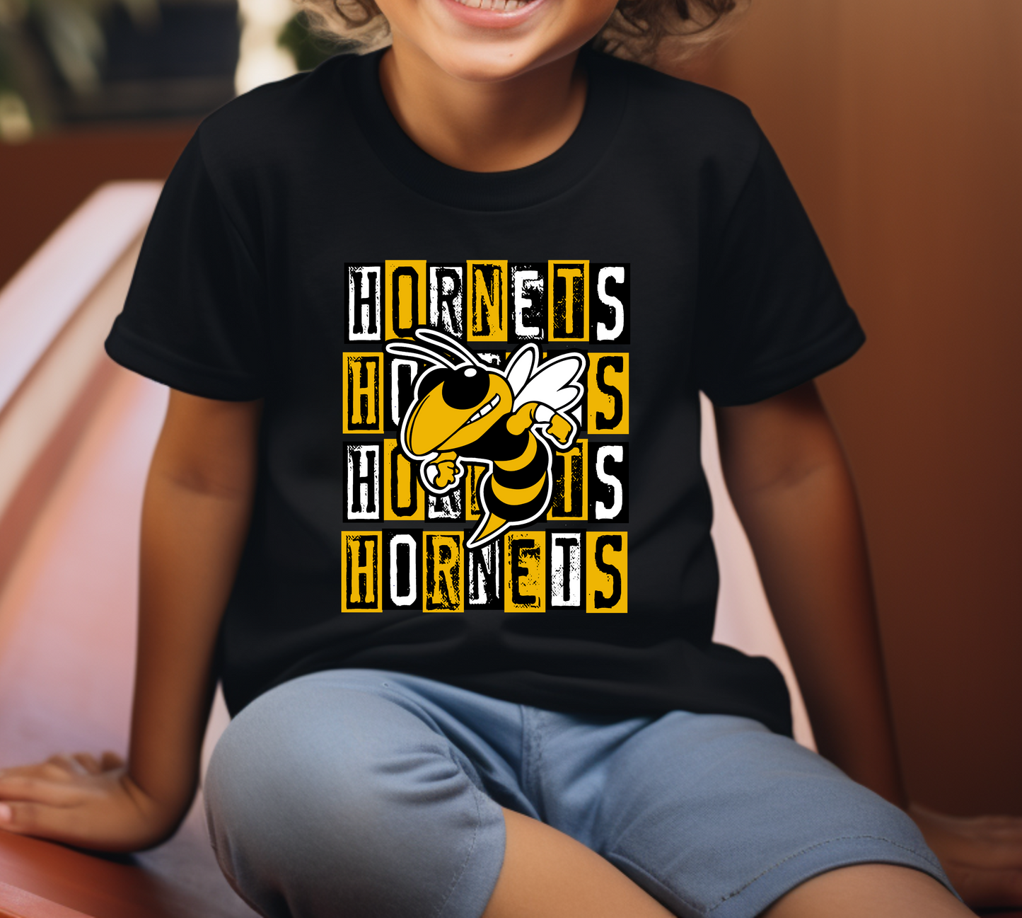 Youth HORNETS Stacked Top