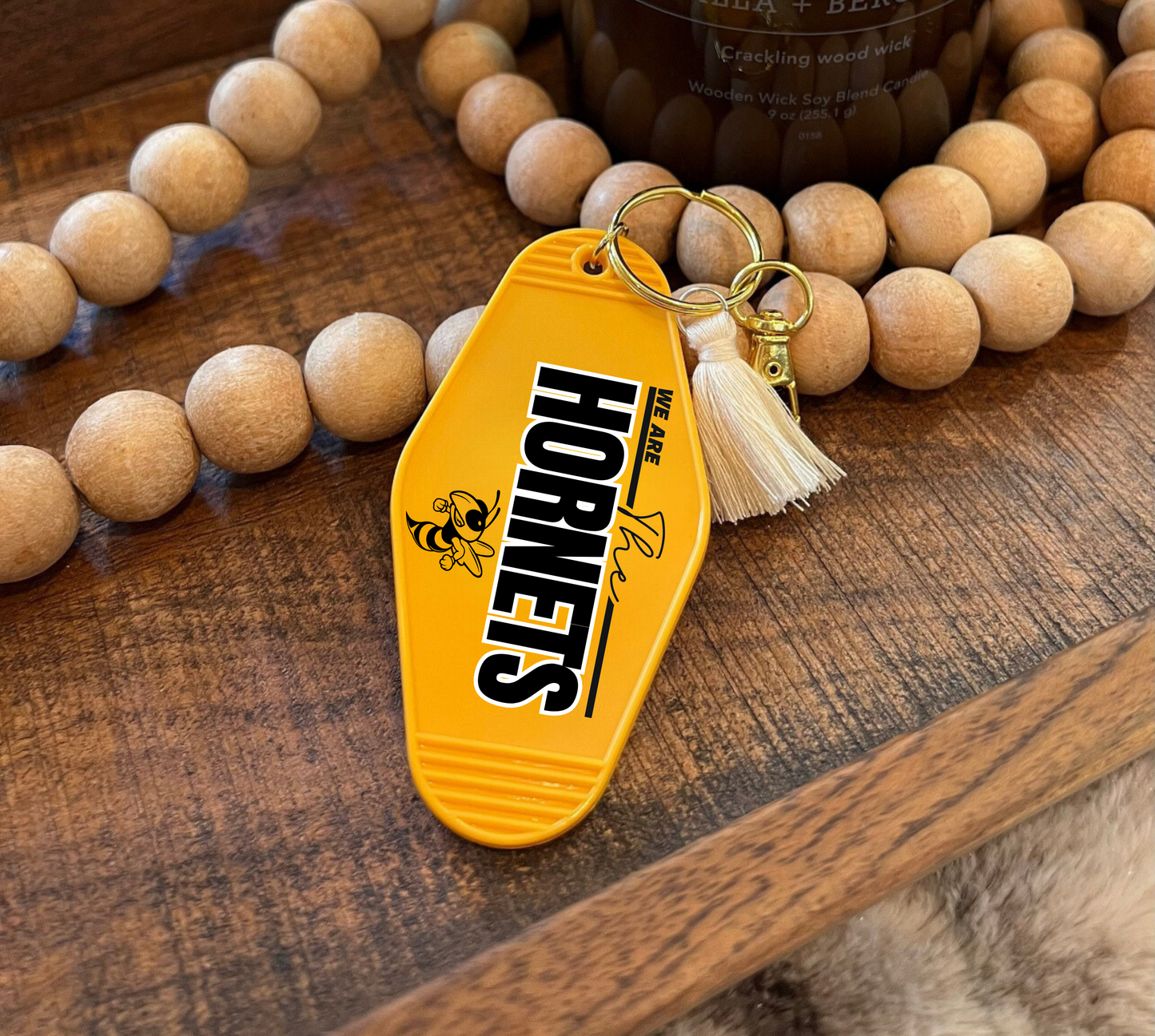 WE ARE THE HORNETS Motel Keychain