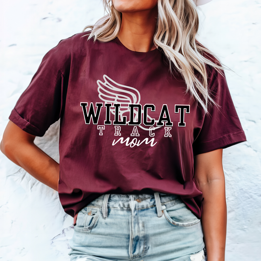 WILDCAT TRACK MOM tee