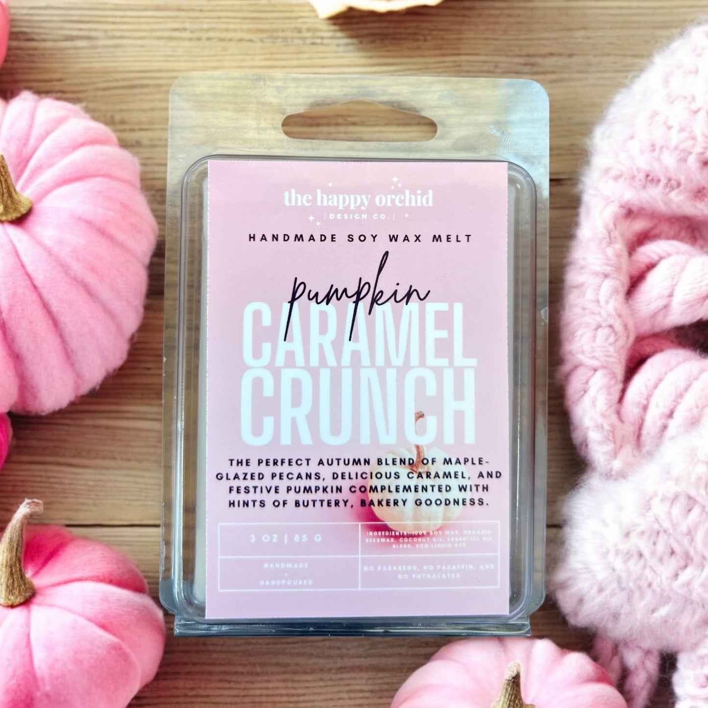 PUMPKIN CARAMEL CRUNCH Soy Wax Melts