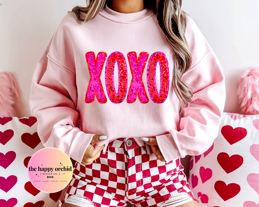 XOXO Glitter Top