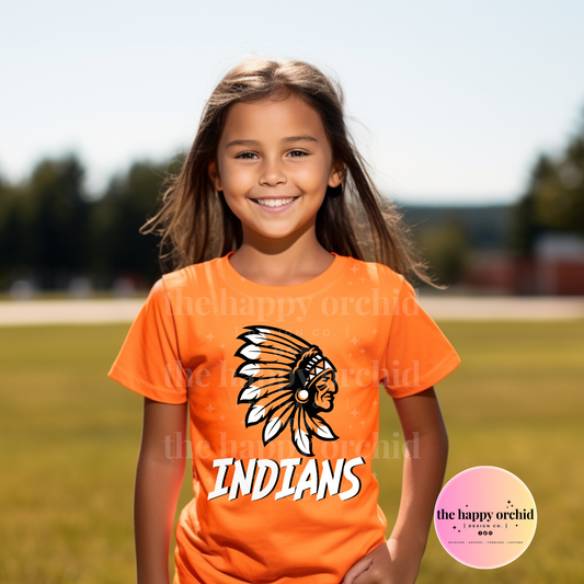 Youth INDIANS MASCOT Top