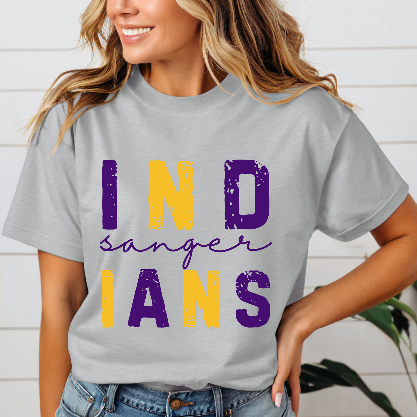 SANGER INDIANS tee