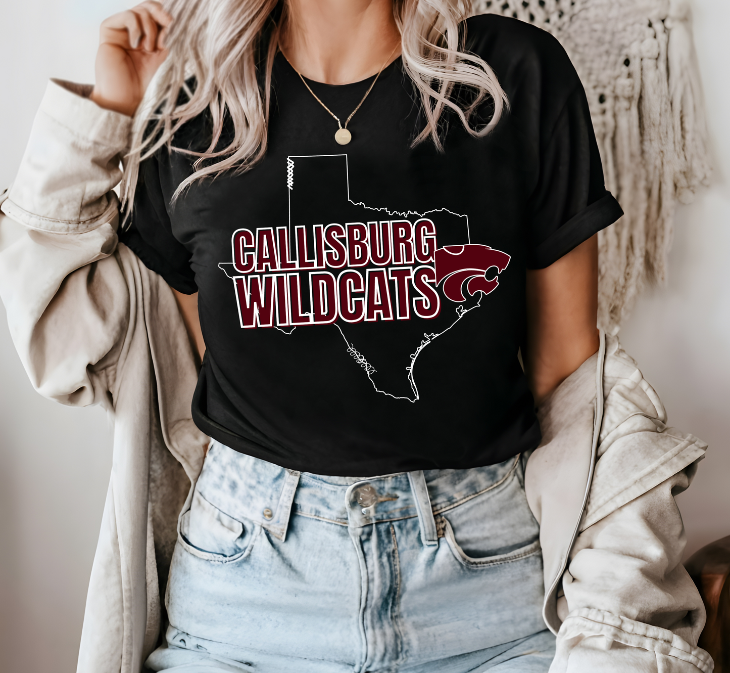 CALLISBURG WILDCATS Vintage tee