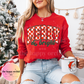 MERRY & BRIGHT Checkered Top