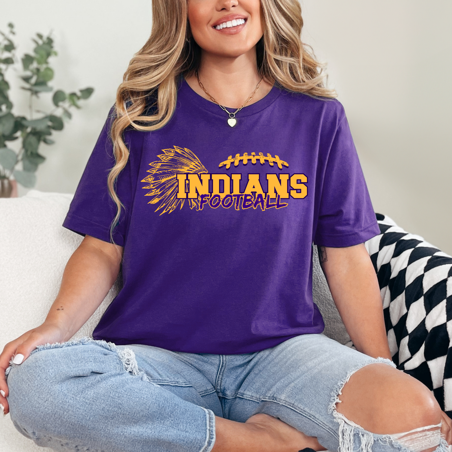 INDIANS FOOTBALL tee