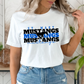 ST. MARY MUSTANGS Stacked tee