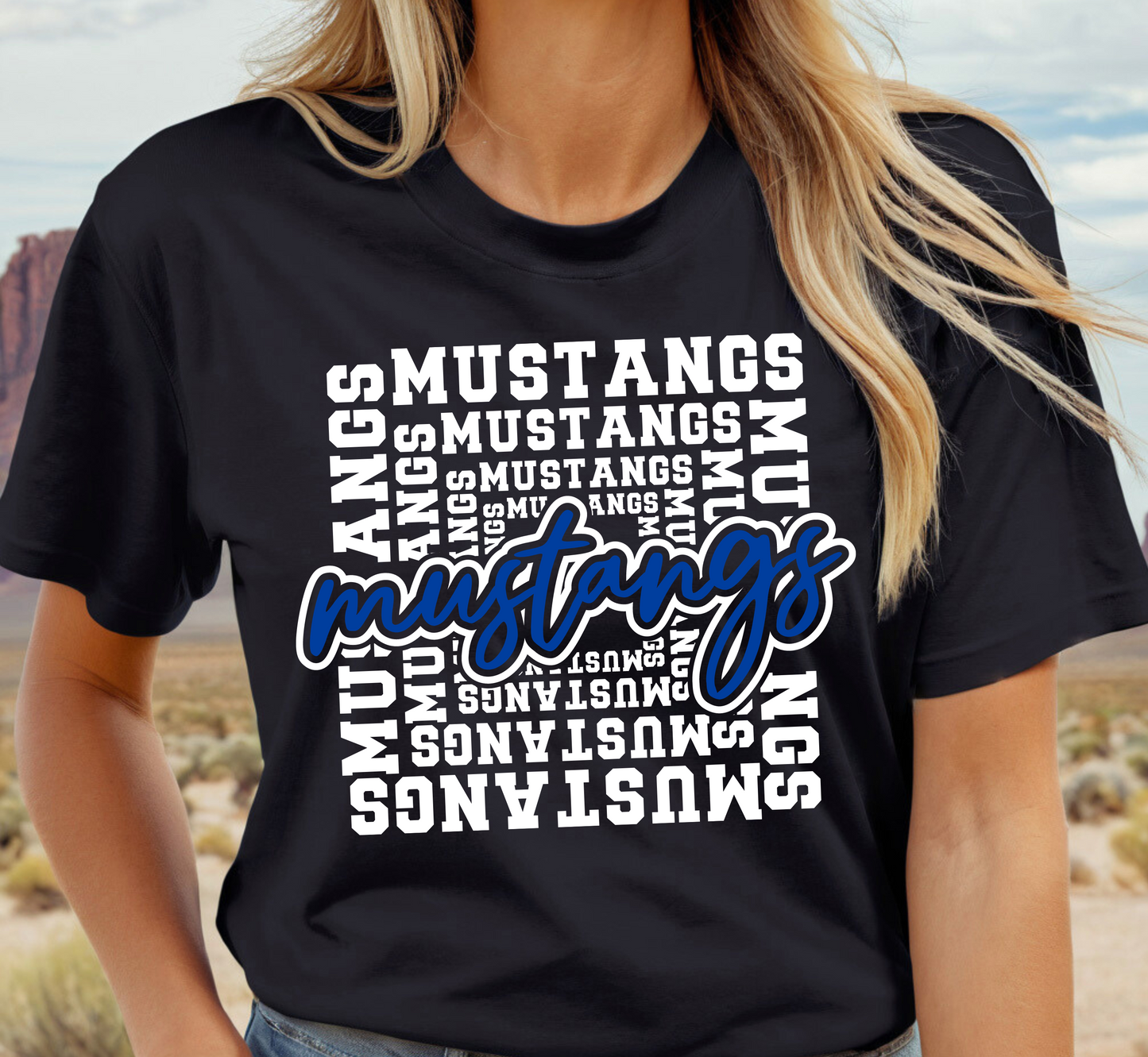 MUSTANGS tee