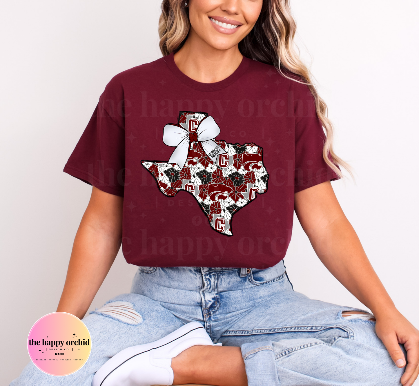 NEW CALLISBURG WILDCATS State Bow tee