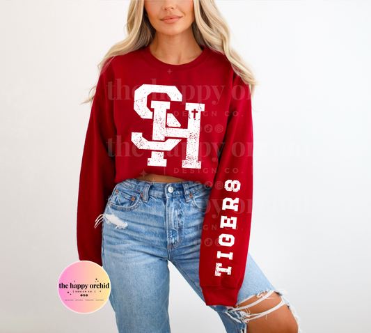 (NEW) SACRED HEART TIGERS Logo Top