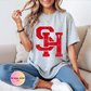 (NEW) SACRED HEART TIGERS Logo Top
