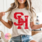 (NEW) SACRED HEART TIGERS Logo Top