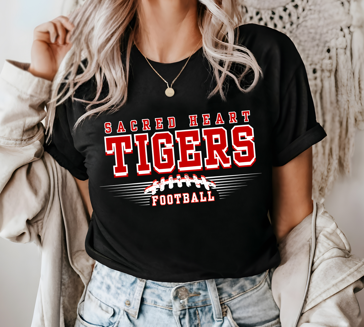 SACRED HEART FOOTBALL tee