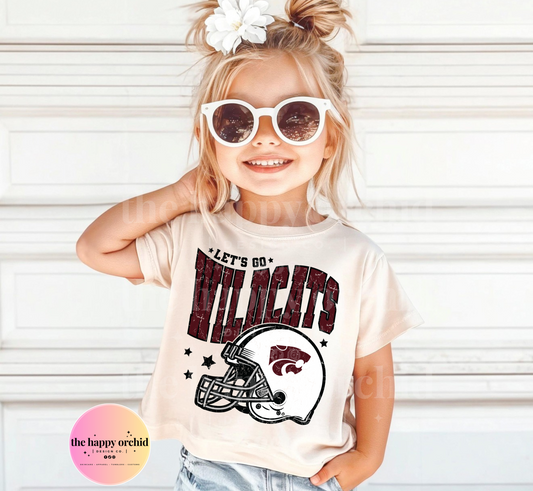 NEW Youth Let’s Go Wildcats Top