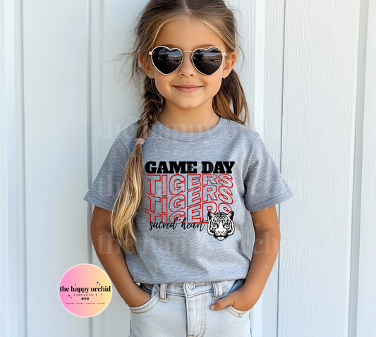 (NEW) Youth GAME DAY TIGERS Top