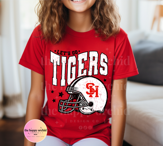 (NEW) Youth LET'S GO TIGERS Top