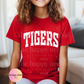 (NEW) Youth TIGERS Distressed Top