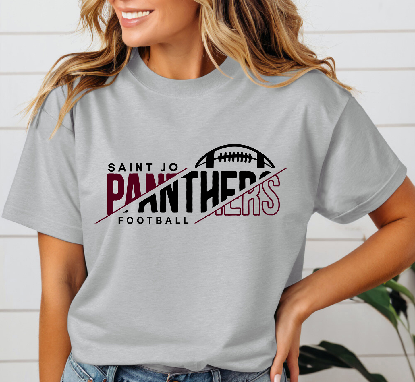 SAINT JO PANTHERS FOOTBALL tee