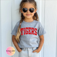 (NEW) Youth TIGERS Distressed Top