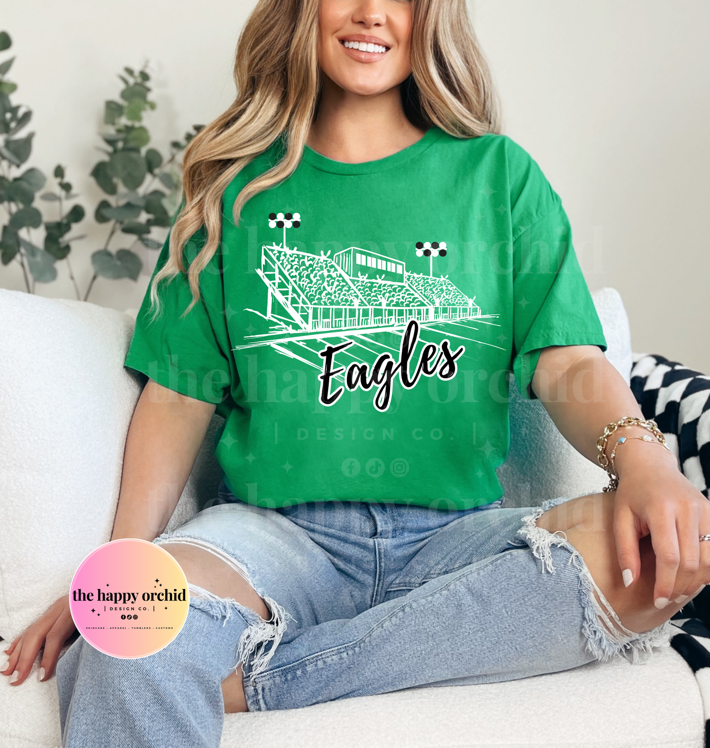 (NEW) EAGLES BLEACHER top