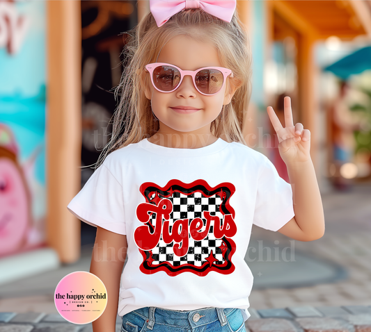 (NEW) Youth TIGERS Retro Top