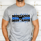 ST. MARY MUSTANGS Stacked tee