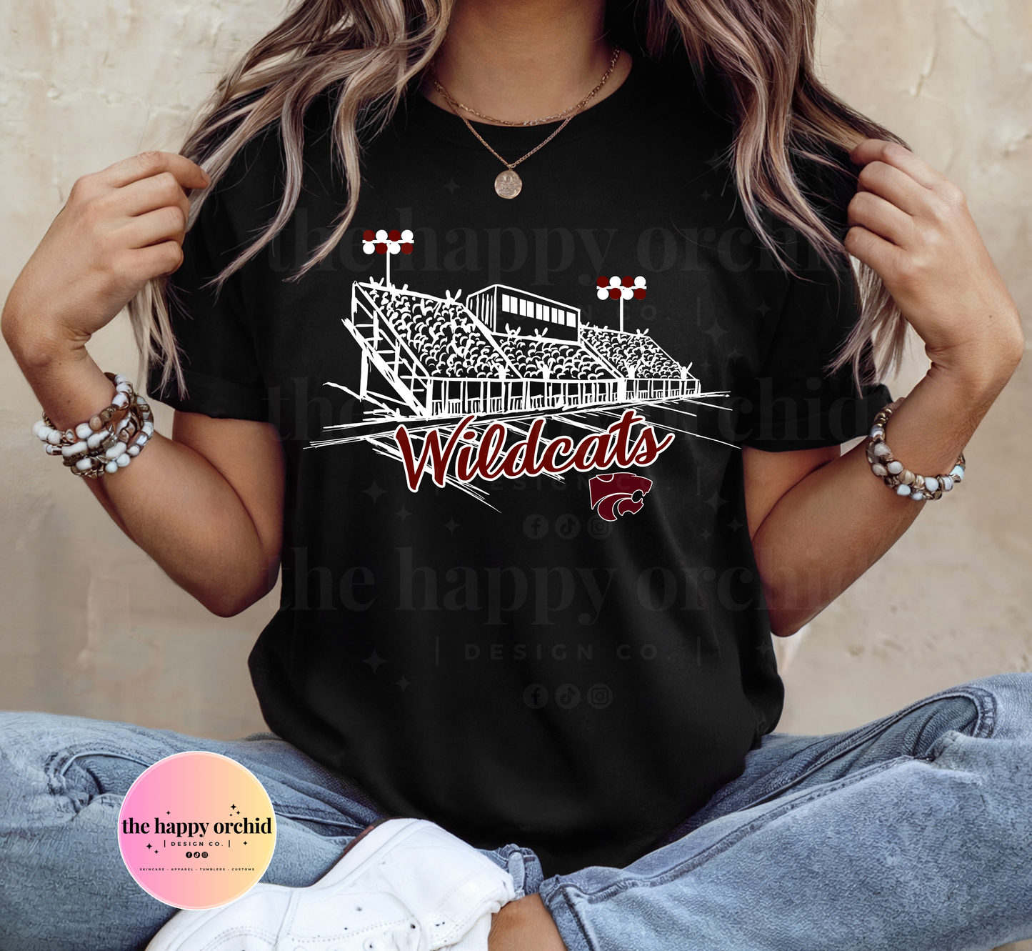 NEW CALLISBURG WILDCATS Bleachers tee