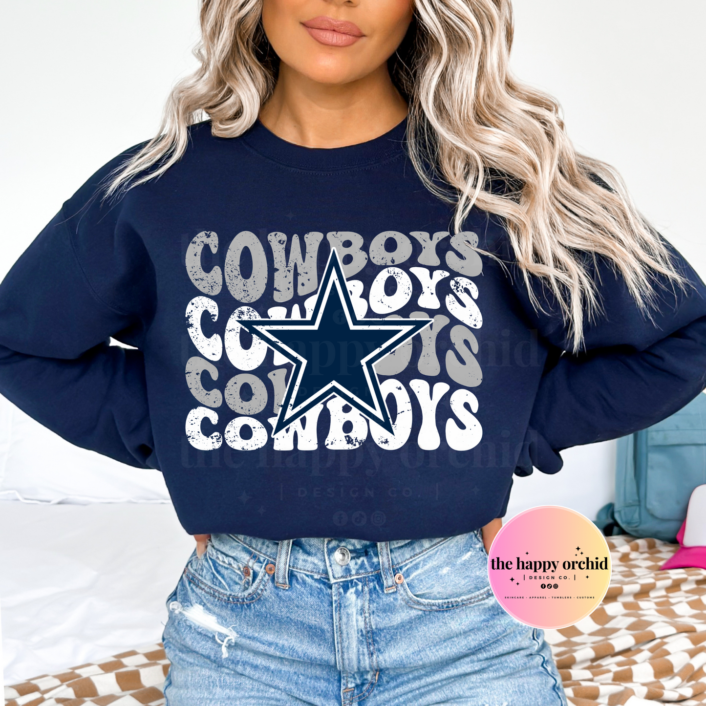 COWBOYS RETRO WAVE Top