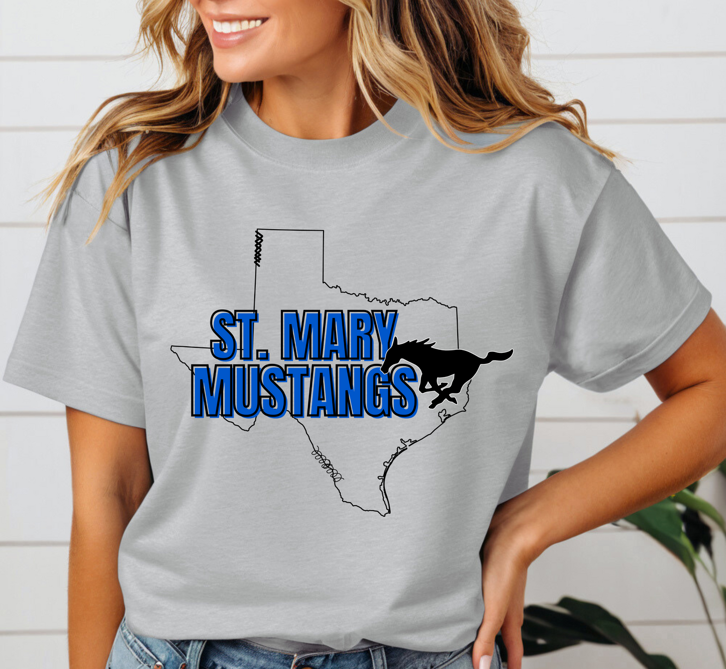 ST. MARY MUSTANG Vintage tee