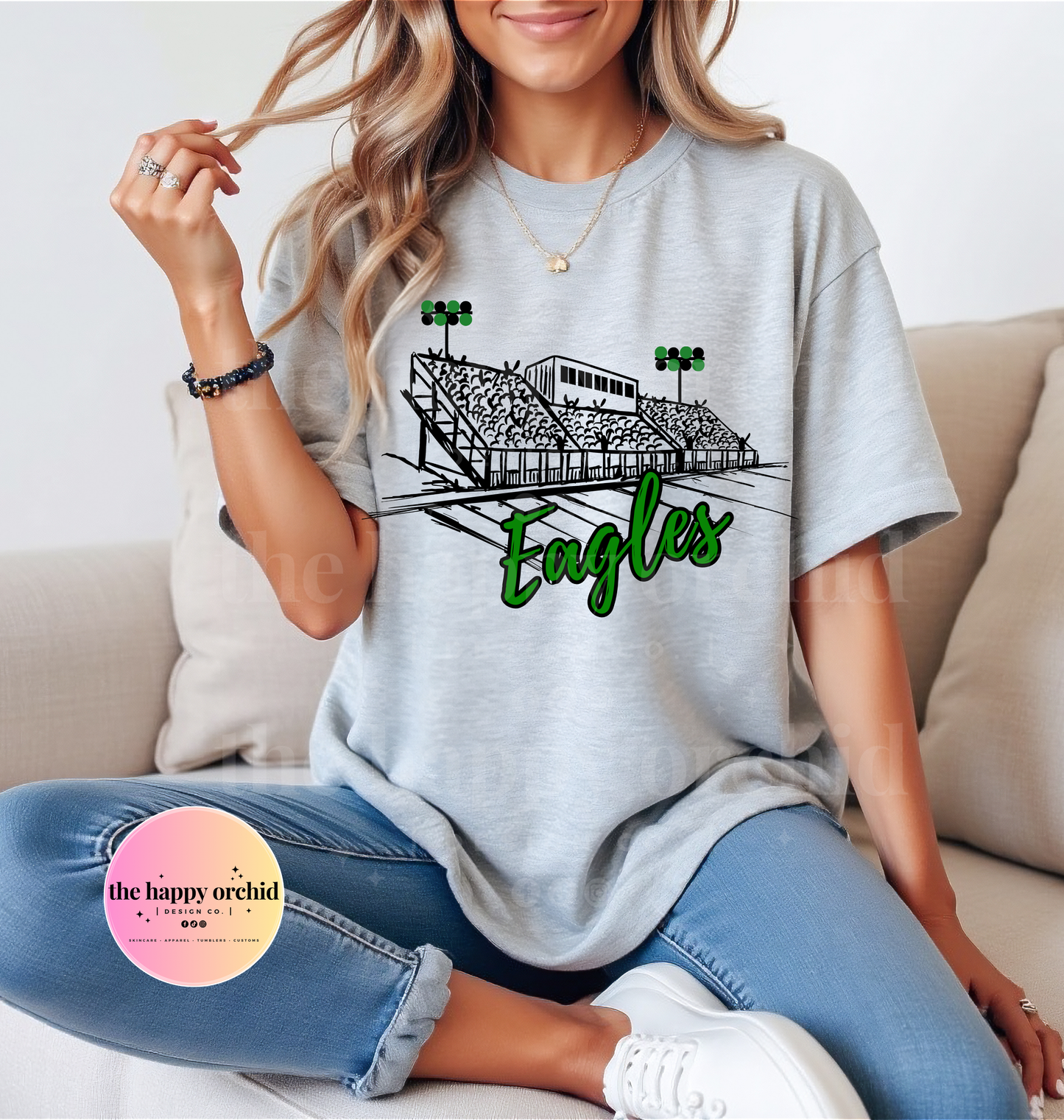 (NEW) EAGLES BLEACHER top