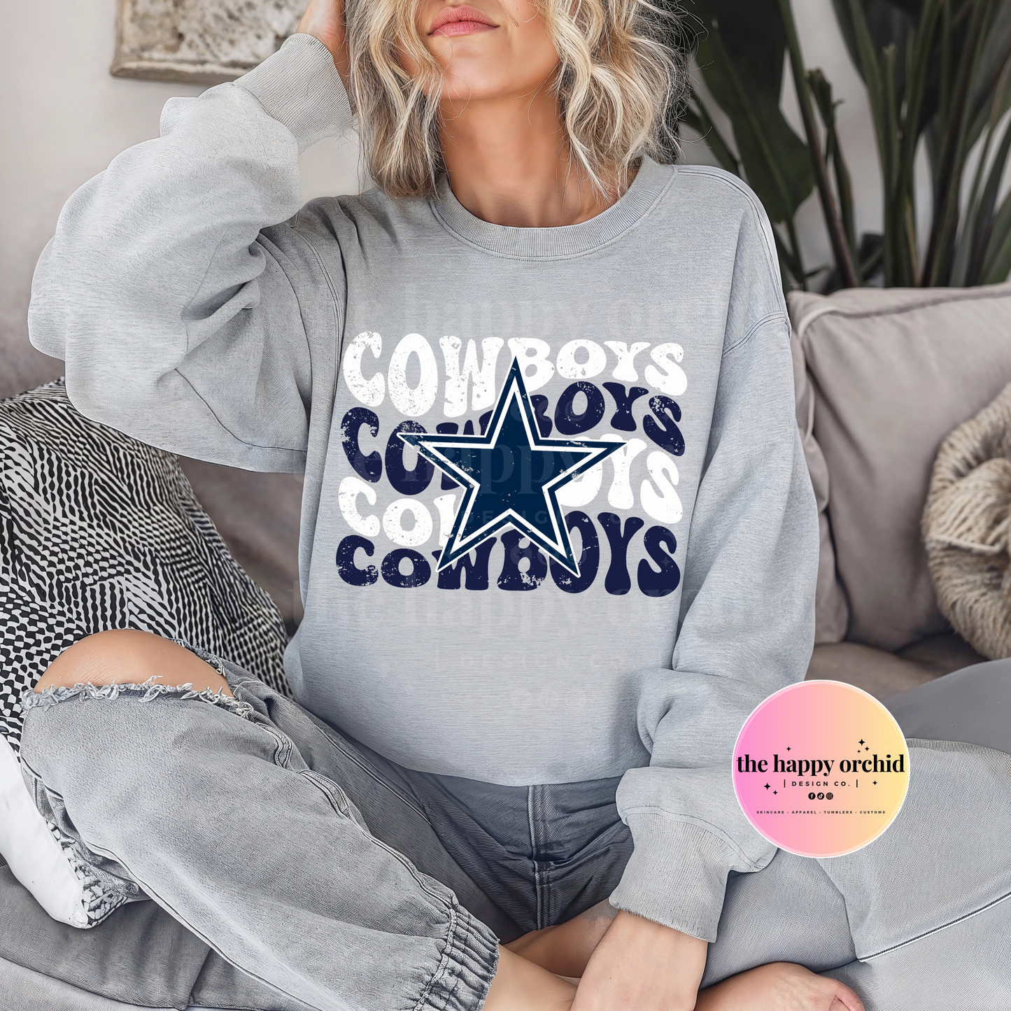 COWBOYS RETRO WAVE Top