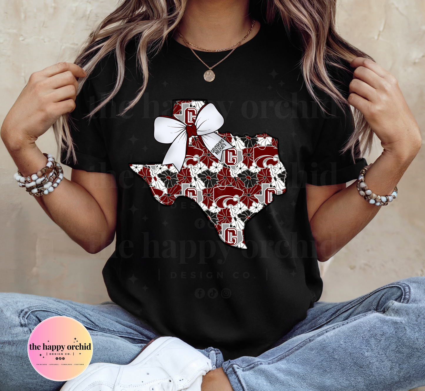 NEW CALLISBURG WILDCATS State Bow tee