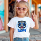 Youth RETRO TIGERS Faux Glitter Top