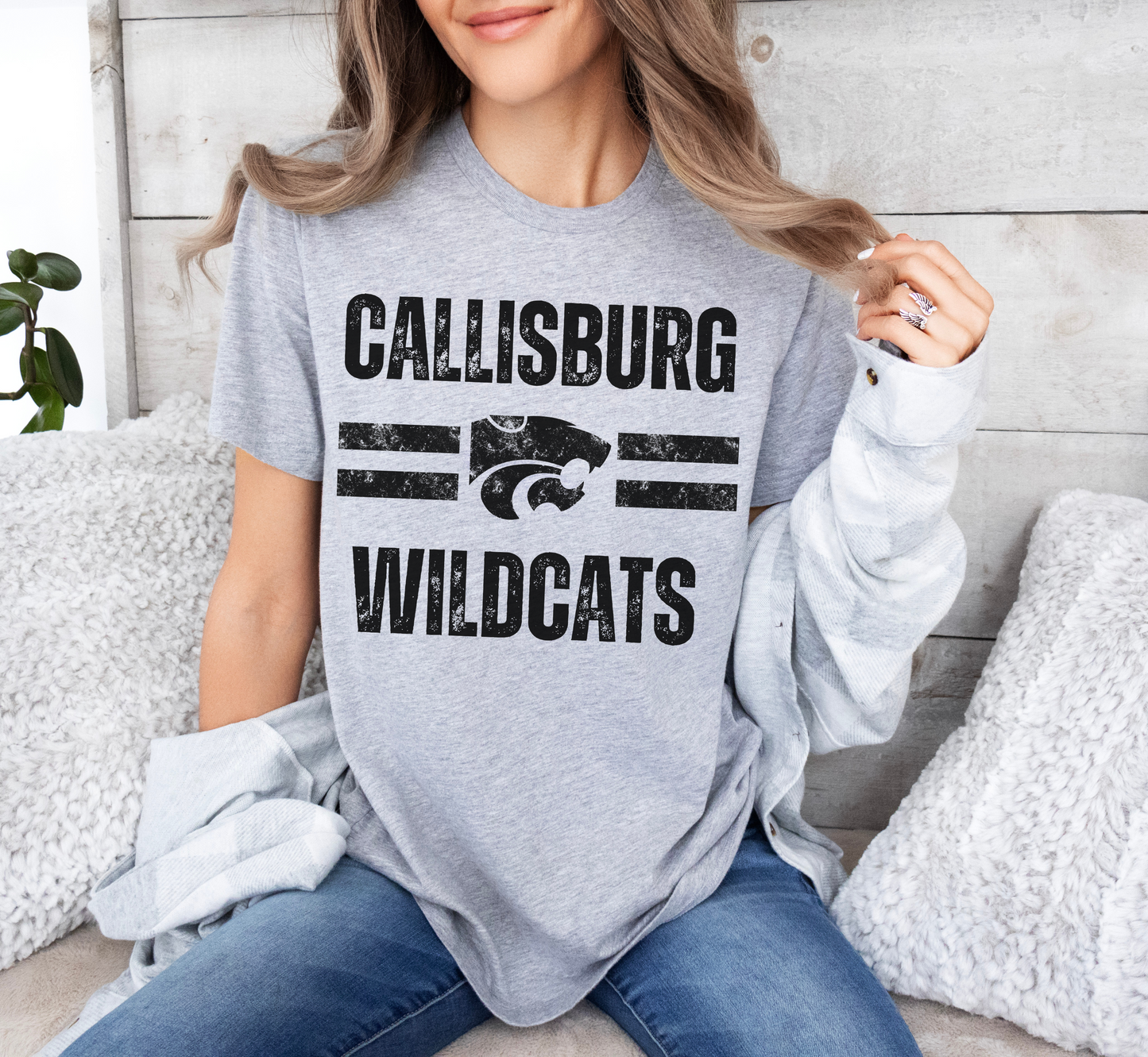 CALLISBURG WILDCATS Logo tee