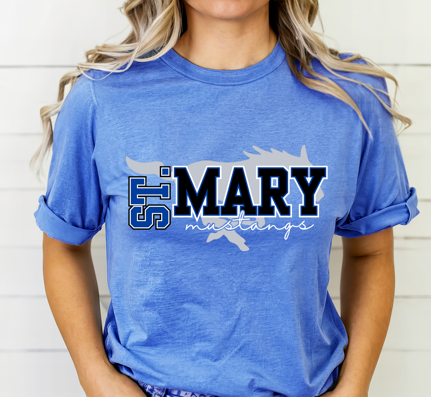 ST. MARY MUSTANGS tee