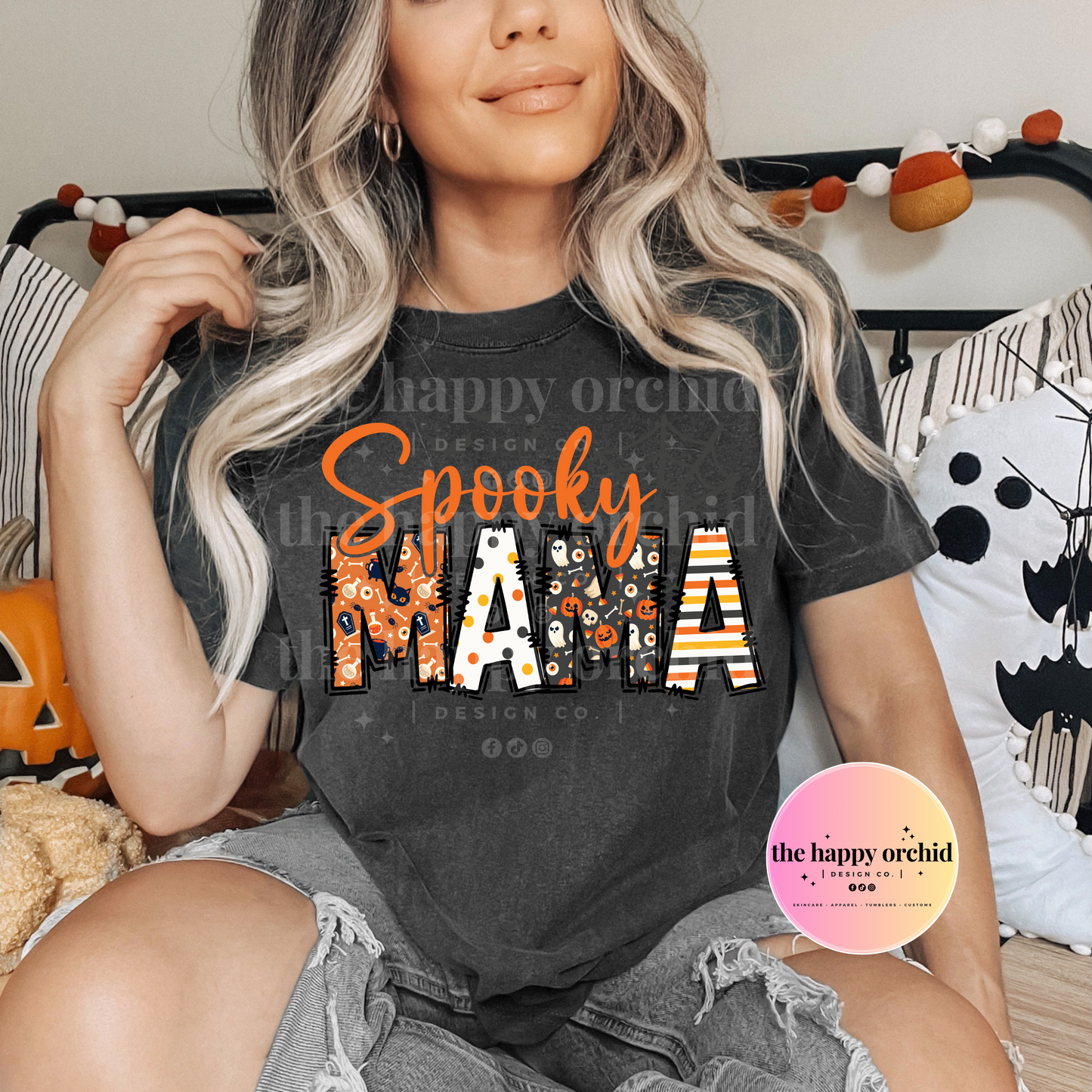 SPOOKY MAMA Top