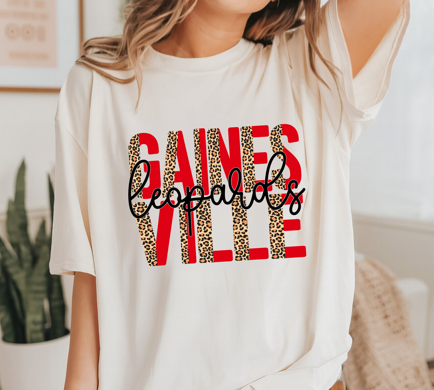 GAINESVILLE LEOPARD Print tee