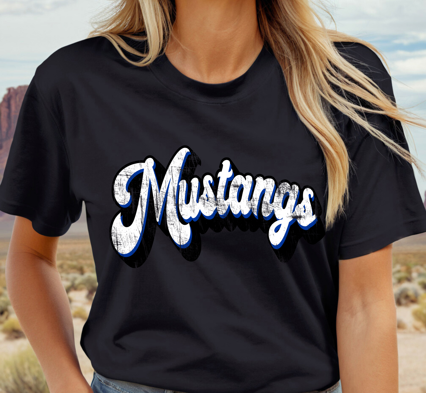 RETRO MUSTANGS tee