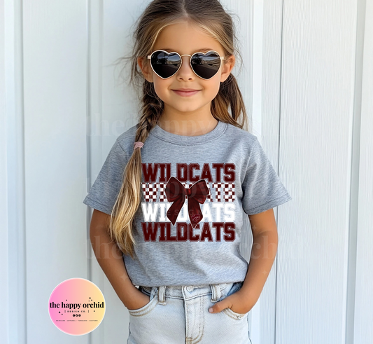 NEW Youth Wildcats Bow Top