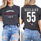 WILDCAT FOOTBALL MOM - CALLISBURG Personalized Tee