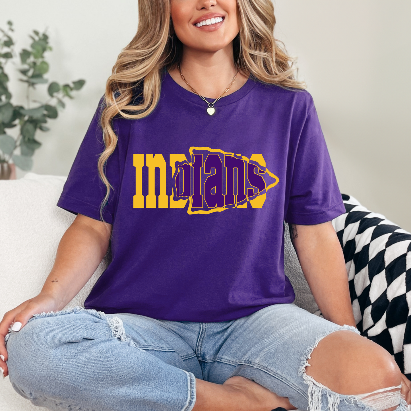 INDIANS Arrowhead tee