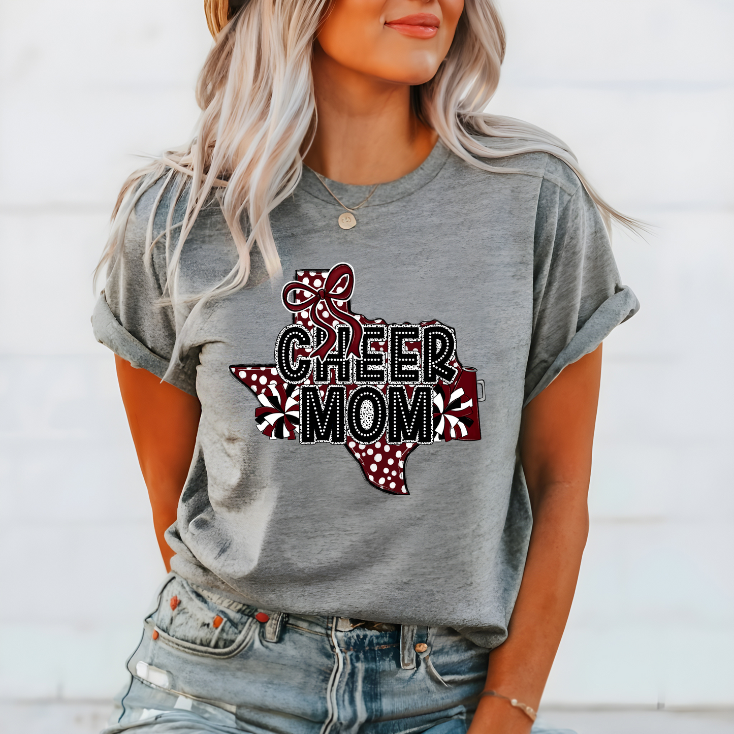 WILDCAT CHEER MOM Texas tee