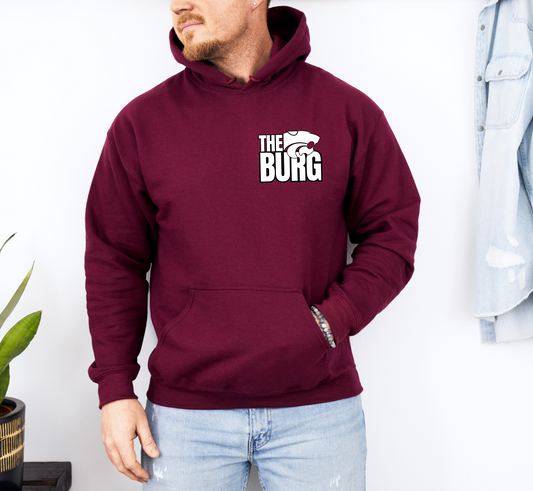 THE BURG Pocket Logo Style Hoodie